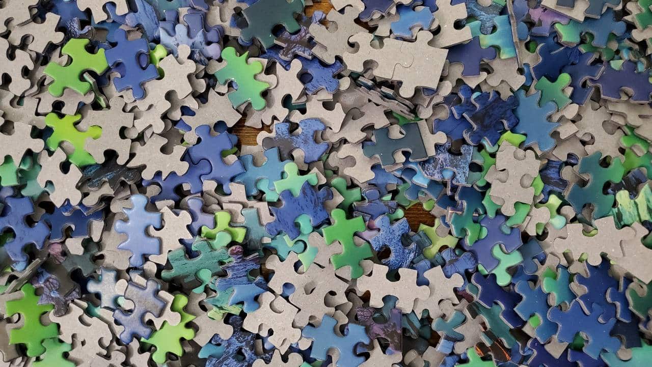 scattered puzzle